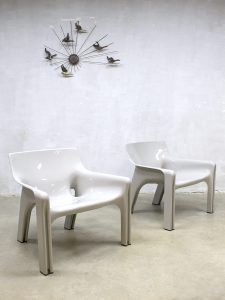 Vico Magistretti vintage design fauteuil chair ‘Vicario’Artemide Milano