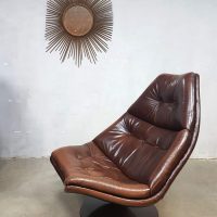 vintage Artifort swivel chair Geoffrey Harcourt F591 Dutch design retro