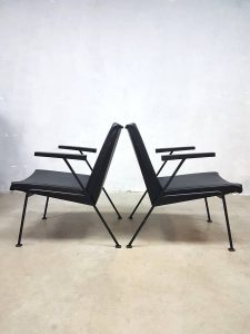 Midcentury vintage design Oase chairs Wim Rietveld