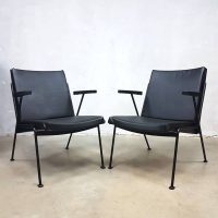 vintage lounge stoel Oase chair Wim Rietveld Dutch design