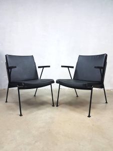 vintage lounge stoel Oase chair Wim Rietveld Dutch design