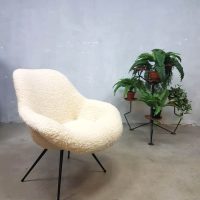 Fifties vintage kuipstoel clubfauteuil Teddy chair Eclectic style