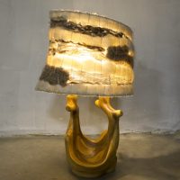 vintage lamp natuur organisch verlichting retro design