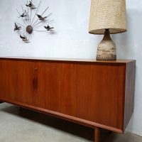 Vintage design dressoir kast wandmeubel Arne Vodder lowboard sideboard cabinet jaren 60