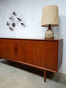 Vintage design dressoir kast wandmeubel Arne Vodder lowboard sideboard cabinet jaren 60