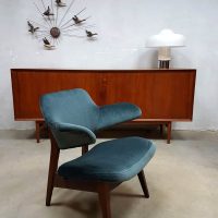 vintage Webe lounge fauteuil stoel Louis van Teeffelen Dutch design chair