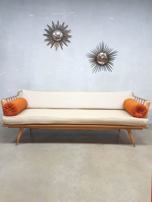 Midcentury design lounge bank spijlen bank spindle back sofa Walter Knoll