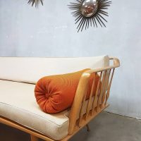Midcentury Dutch design spindle back sofa lounge bank Walter Knoll