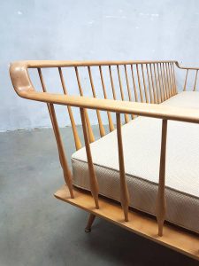 vintage Danish design spijlen bank lounge sofa midcentury modern