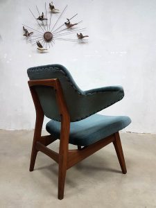 Vintage lounge chair Dutch design Webe lounge fauteuil Louis van Teeffelen