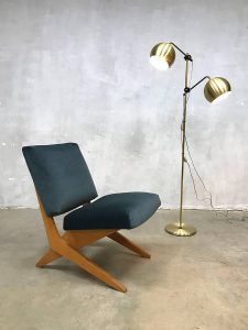 Vintage scissor chair lounge chair FB18 Jan van Grunsven USM Pastoe