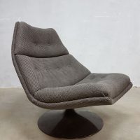 vintage design Artifort lounge fauteuil swivel chair Geoffrey Harcourt