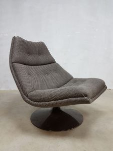 vintage design Artifort lounge fauteuil swivel chair Geoffrey Harcourt