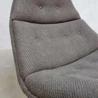 midcentury modern lounge chair Artifort Harcourt ploeg fabric sixties
