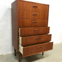 Deense vintage design ladenkast kast chest of drawers Danish