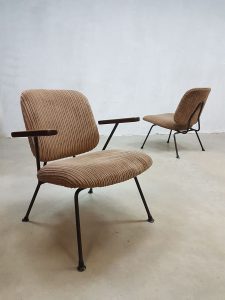 midcentury modern Dutch design armchair lounge chair Industrial Kembo Gispen