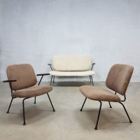 vintage dutch design lounge set Kembo Gispen