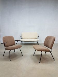 vintage dutch design lounge set Kembo Gispen