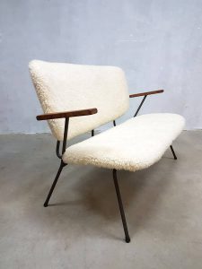 Vintage Dutch design bank sofa Kembo Gispen 'Sheep'