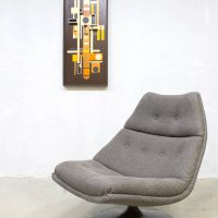 vintage design swivel chair draaifauteuil Artifort model F511
