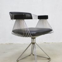 vintage midcentury modern Delta chair Novalux eetkamerstoel stoelen Rudi Verelst