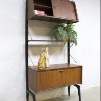 vintage retro modulair wandsysteem kast wallunit cabinet