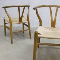 Vintage design dinner chair Hans Wegner Danish CH24 eetkamerstoel stoel