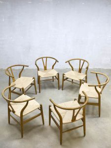 Vintage Danish design Wishbone chair Hans Wegner CH24