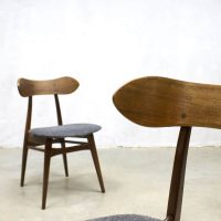 vintage dinner chairs Dutch design Webe Louis van Teeffelen