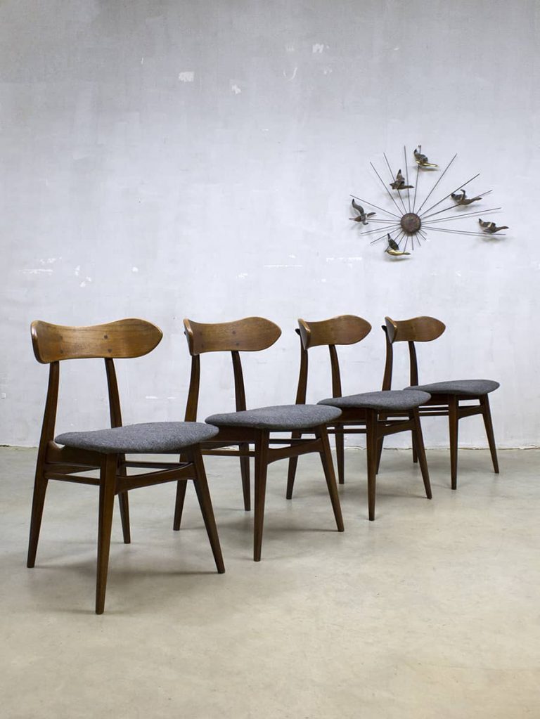Vintage dinner chairs eetkamerstoelen Louis van Teeffelen Webe