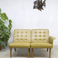 Vintage mad men fifties style sofa lounge chair