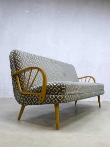 vintage jaren 50 lounge bank retro sofa midcentury design