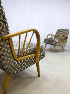 vintage retro stoel fauteuil chair fifties design armchair