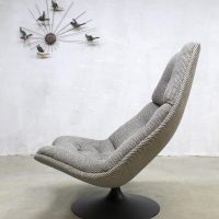 Vintage swivel chair draaifauteuil Artifort Geoffrey Harcourt F590