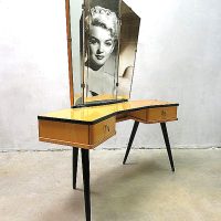 Mid century modern dressing table vanity table kaptafel