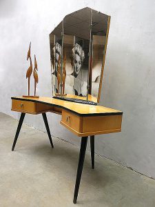 Dutch design dressing table vintage vanity table kaptafel retro