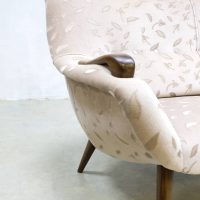 jaren 50 fifties bank sofa velours velvet Deense stijl Danish style