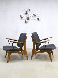 Dutch design armchair Louis van Teeffelen Webe lounge fauteuils