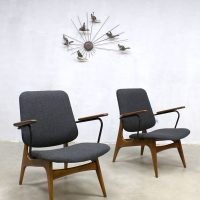 vintage lounge stoelen Webe Louis van Teeffelen