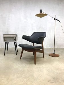 Vintage lounge stoel fauteuil Webe armchair Louis van Teeffelen