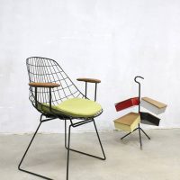 Midcentury vintage design wire chairs draadstoelen Pastoe Cees Braakman