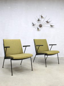 Dutch design lounge chairs Oase Wim Rietveld fauteuils Dutch design oase chair