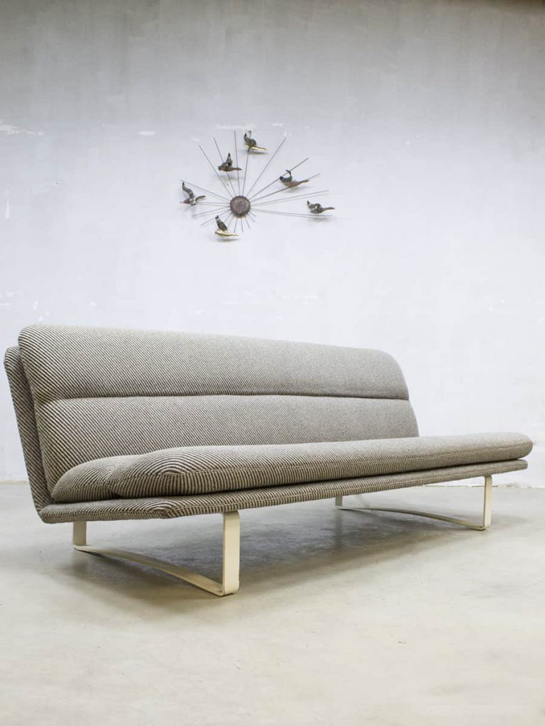 Vintage midcentury design bank sofa Artifort Kho Liang Le model C684