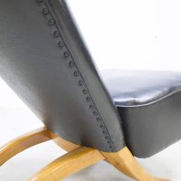 Midcentury vintage Dutch design congo chair fifties fauteuil Theo Ruth Artifort