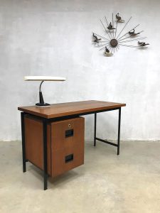 Vintage Dutch design bureau desk Cees Braakman Pastoe Japanse serie