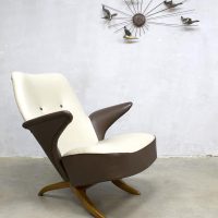 midcentury modern Dutch design Artifort lounge chair armchair Theo Ruth African chair model