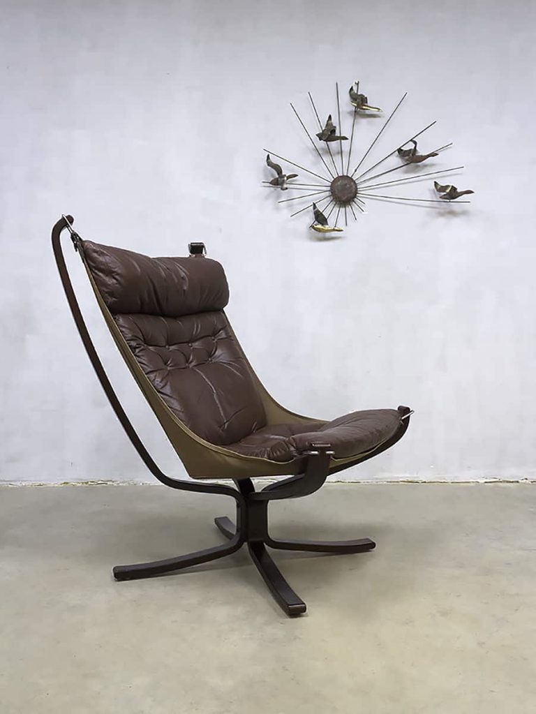 Vintage design falcon chair lounge fauteuil Sigurd Ressel Vatne Møbler