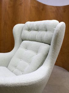 vintage egg chair retro Fritz Hansen stijl Arne Jacobsen style