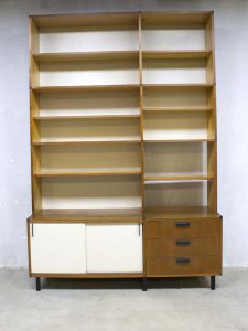 Midcentury Pastoe wall unit made to measure Cees Braakman cabinet