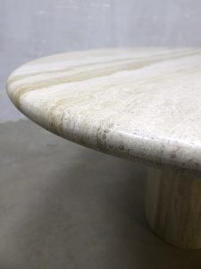 vintage design ovale eetkamer tafel marble travertet polish dining table dinner table